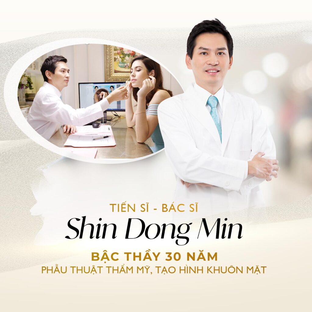 Tiến sĩ - Bác sĩ Shin Dong Min với hơn 30 năm kinh nghiệm trong lĩnh vực phẫu thuật thẩm mỹ